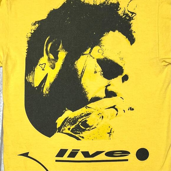 Post Malone Live Yellow Graphic Print T-Shirt Unisex Size S - Picture 4 of 9